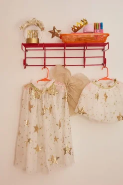 Ailes de papillon tulle doré