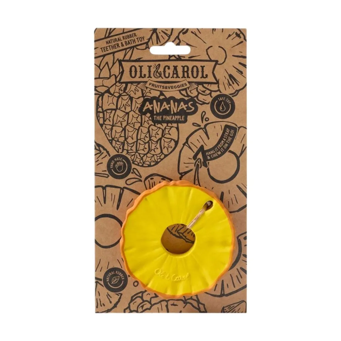 Anneau de dentition Ananas