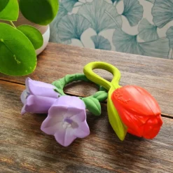 Anneau de dentition Théo la tulipe