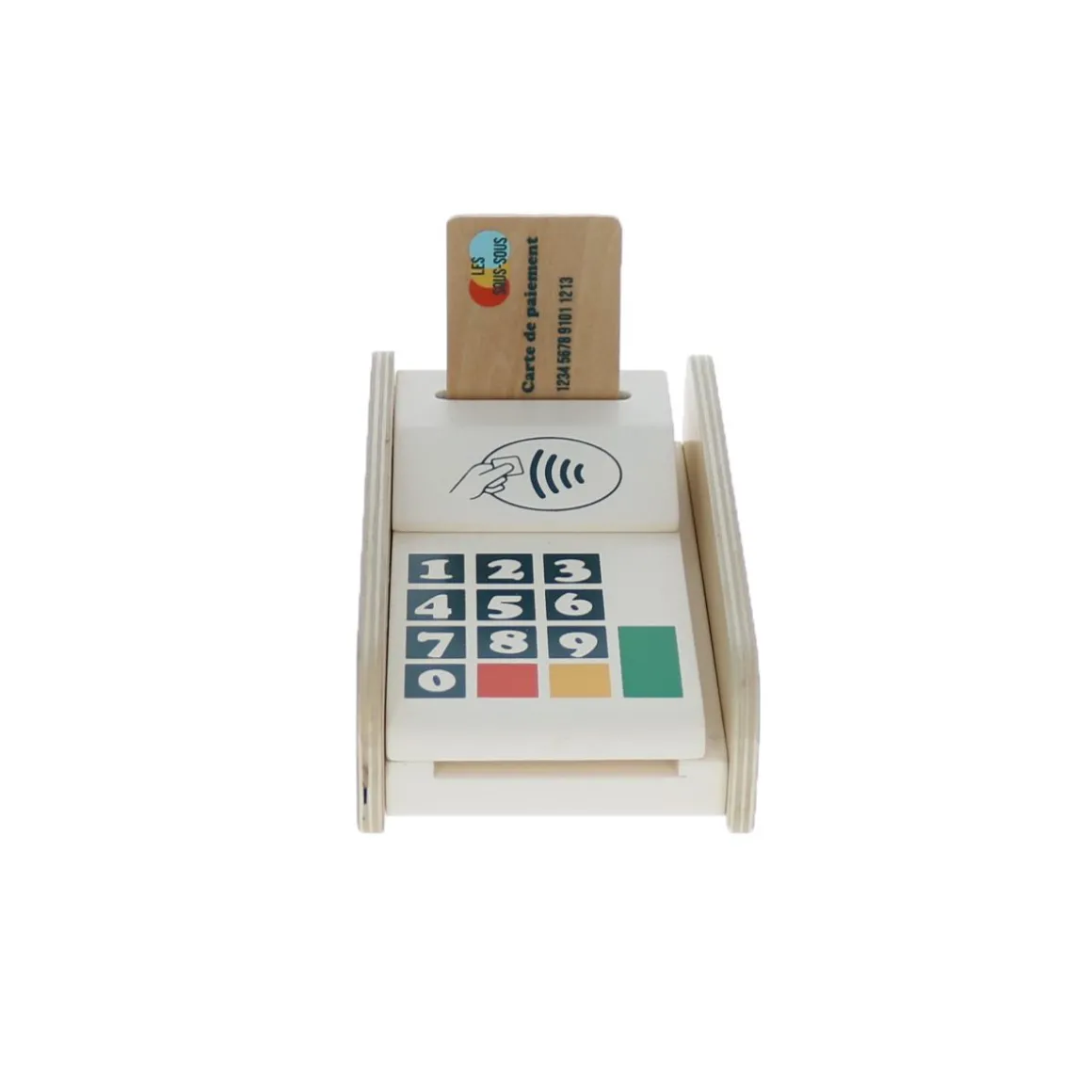 Appareil à carte bancaire en bois