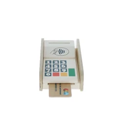 Appareil à carte bancaire en bois