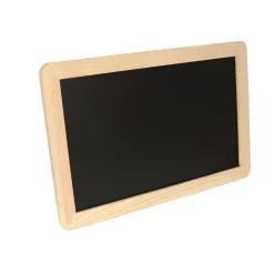 Ardoise noire en bois