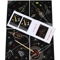 Art à gratter espace