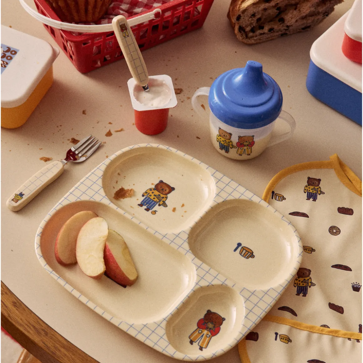Assiette à compartiments Ours - Petit déj