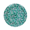 Assiette à fleurs en mélamine purple gipsy