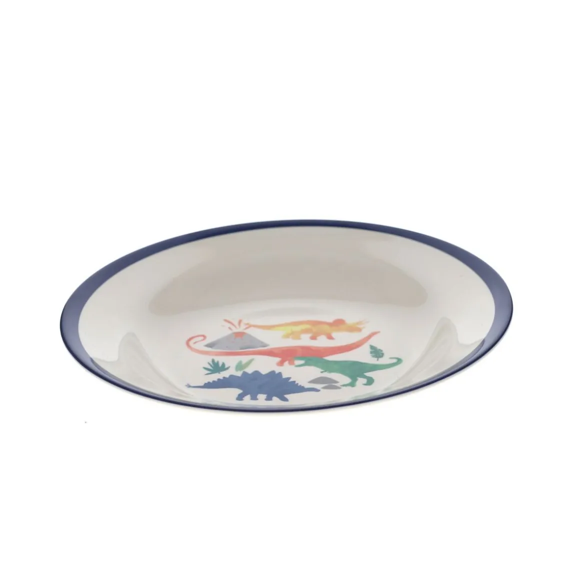 Assiette creuse motifs dinosaures