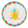 Assiette en mélamine Bom Dia ananas - Copacabana party !