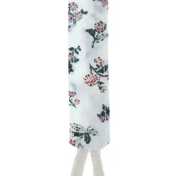 Attache tétine oiseau fleurs