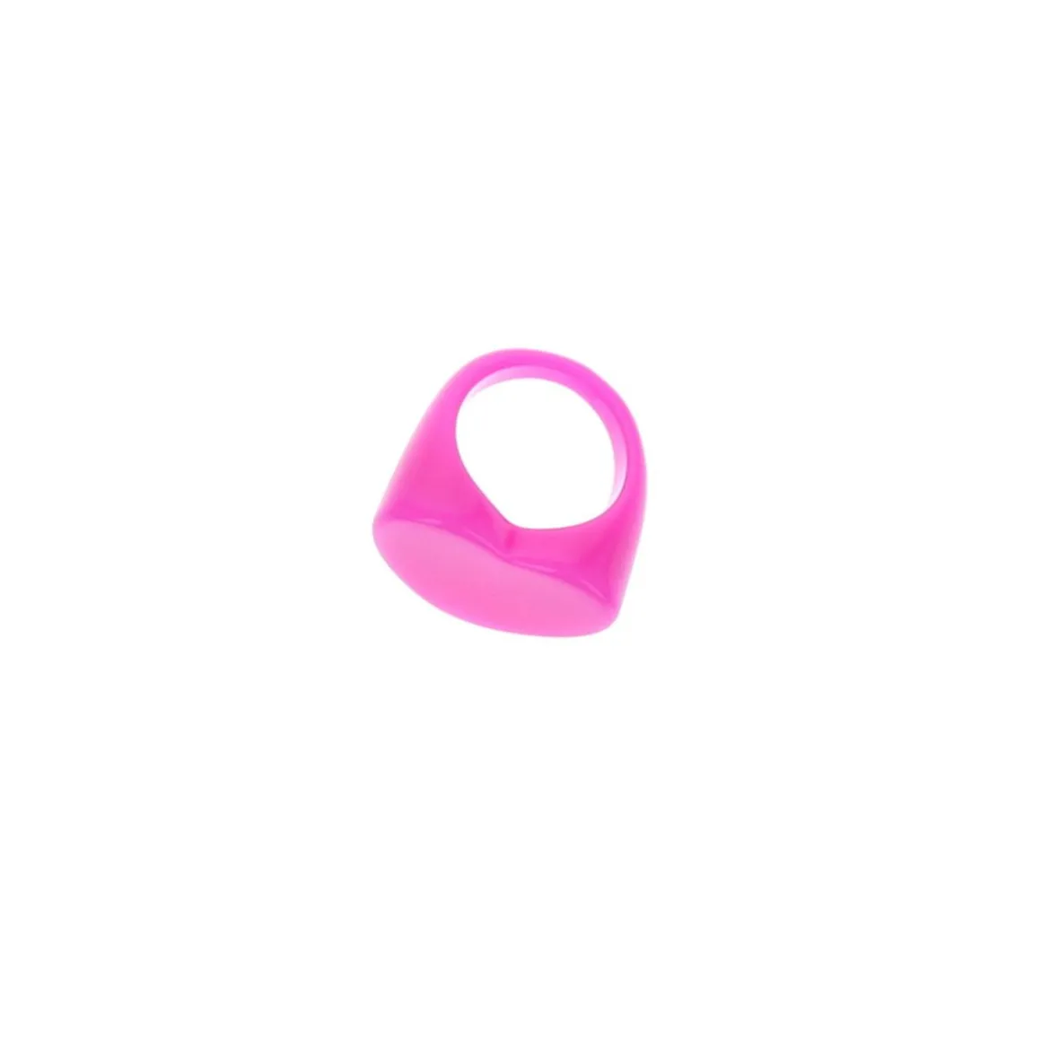 Bague cœur fuchsia