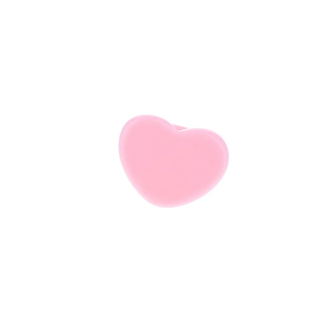 Bague cœur rose