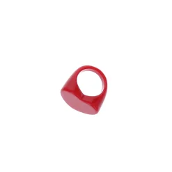 Bague cœur rouge
