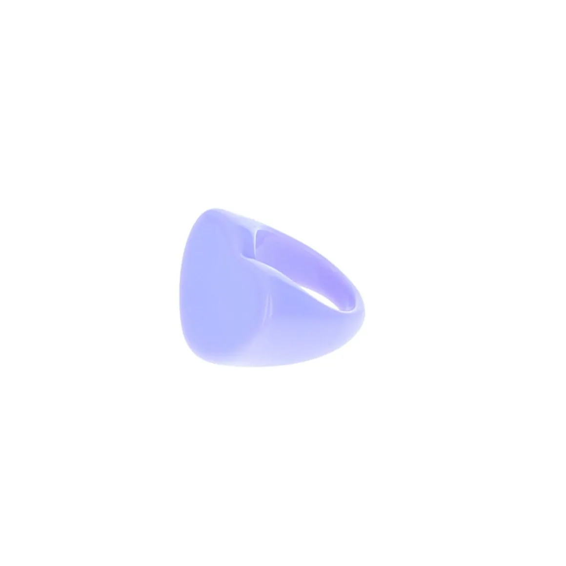 Bague cœur violet
