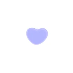 Bague cœur violet