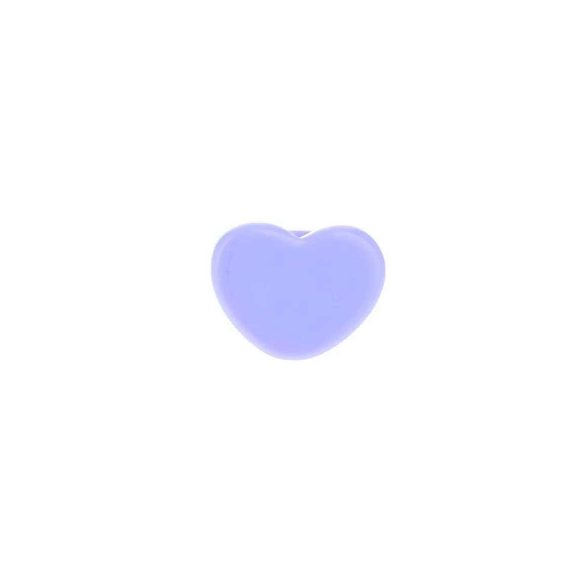 Bague cœur violet