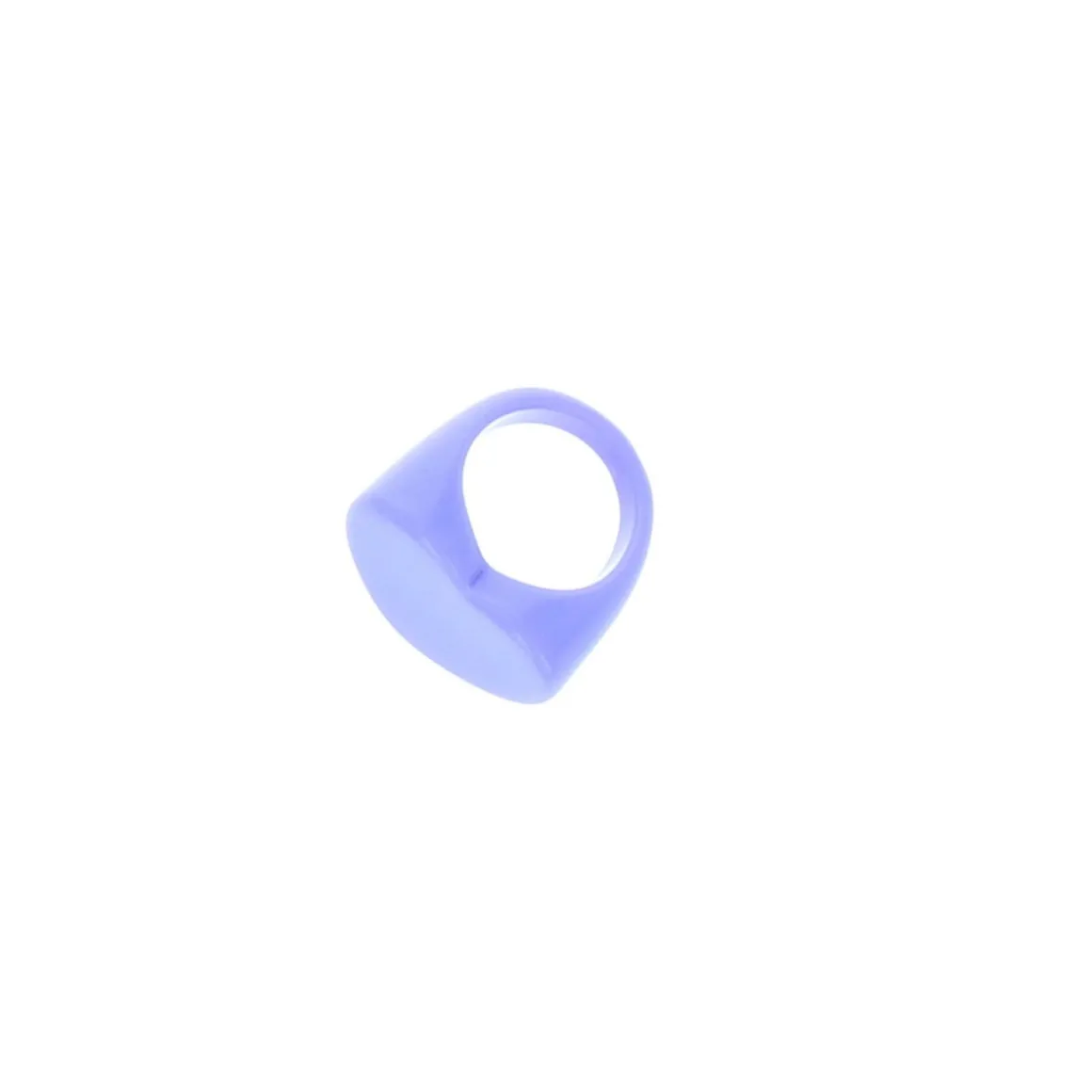 Bague cœur violet