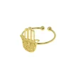 Bague main de Fatma dorée