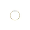 Bague perles nacrées blanches