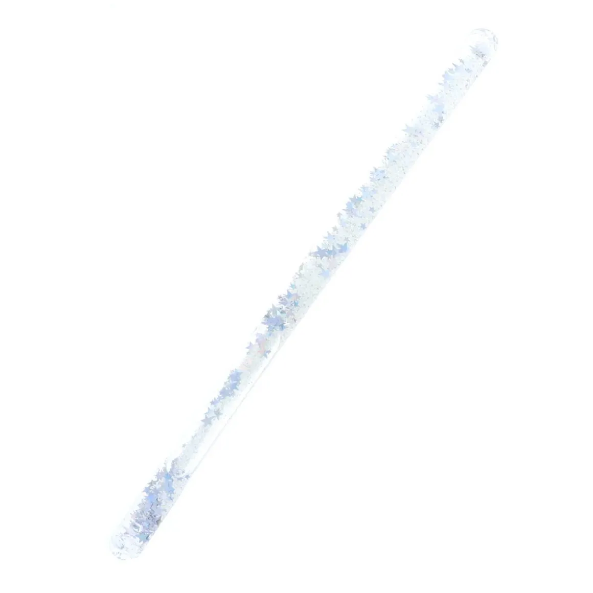Baguette magique à paillettes liquide argent