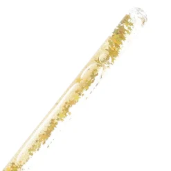 Baguette magique à paillettes liquide dorées