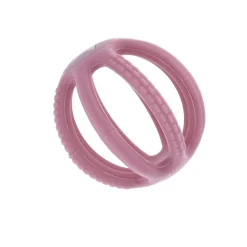 Balle en silicone rose avec étoile