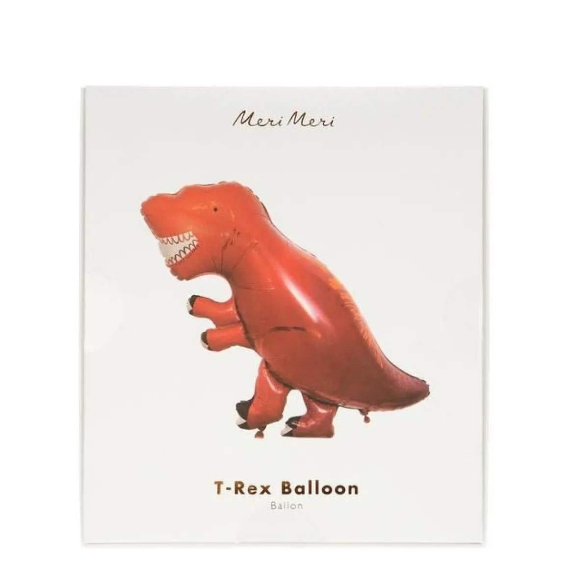 Ballon dinosaure T-rex orange