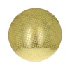 Ballon gonflable à facettes doré 30 cm