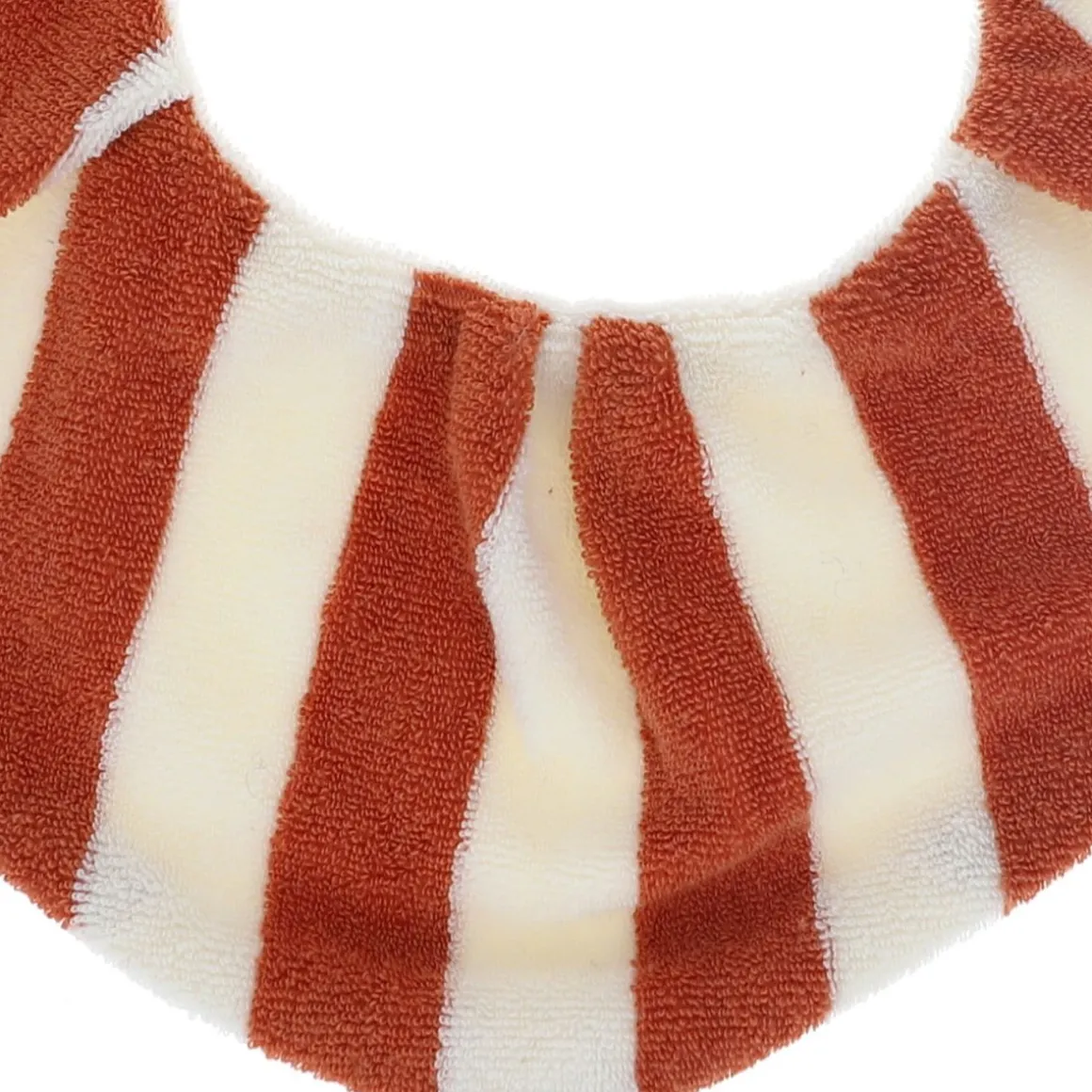 Bavoir bandana rayé éponge - Sahara