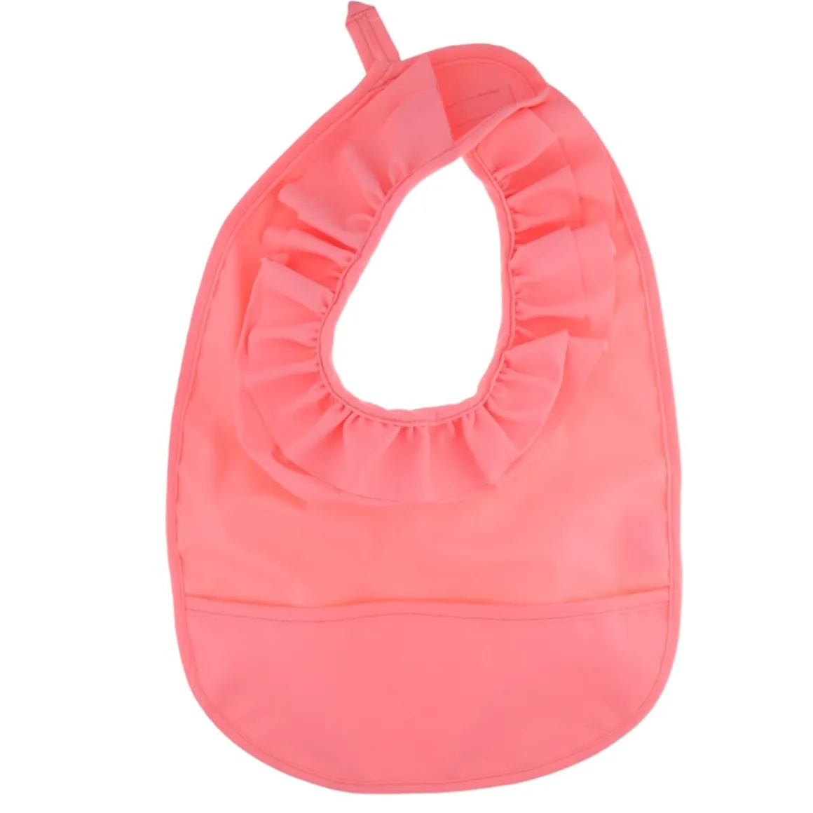 Bavoir froufrou rose