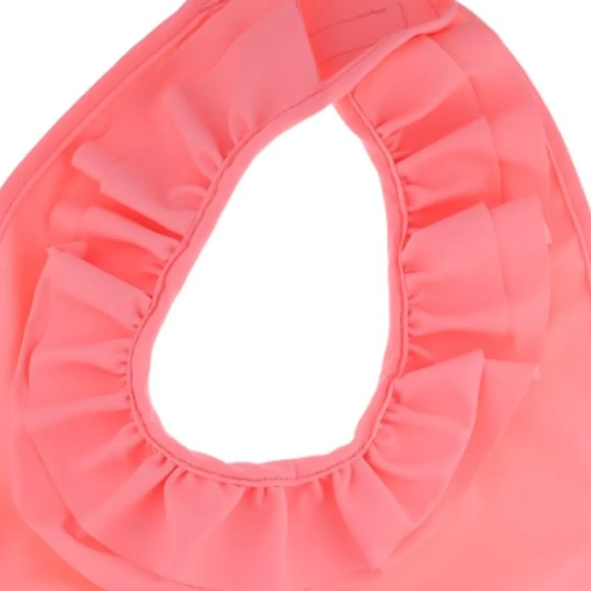 Bavoir froufrou rose