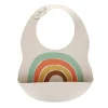 Bavoir silicone arc en ciel