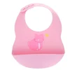 Bavoir silicone chat rose - Miaou