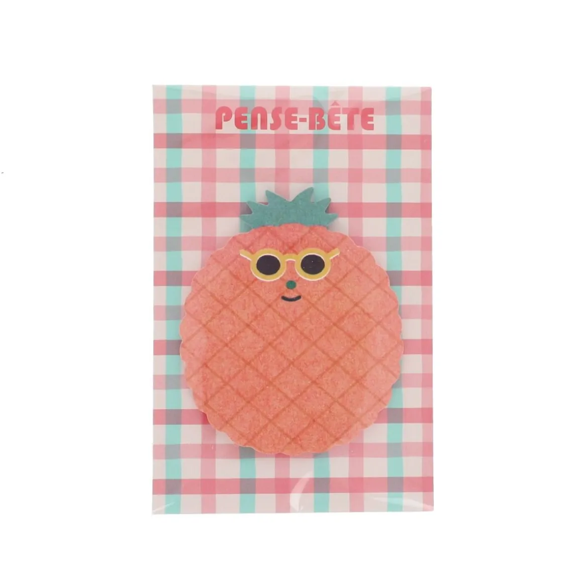 Bloc-notes adhésif ananas