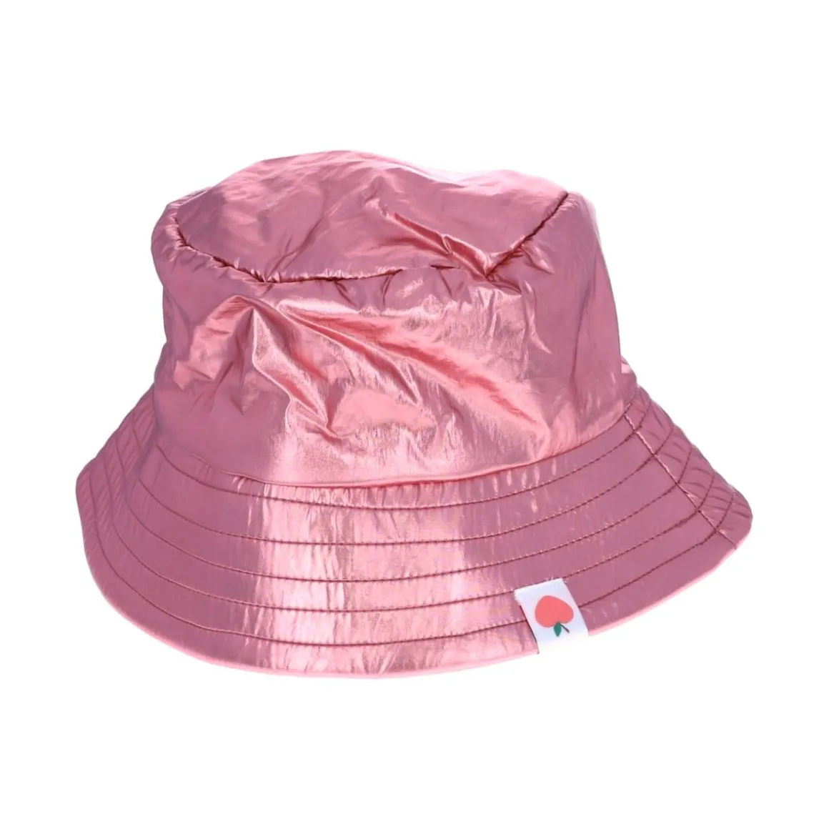 Bob chapeau de pluie rose métallisé foil - Dans mon jardin