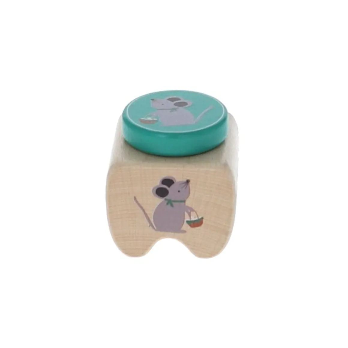 Boite à dents en bois Petite souris