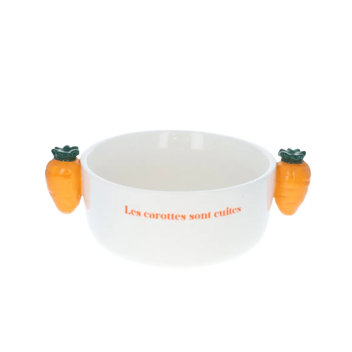 Bol avec anses carottes