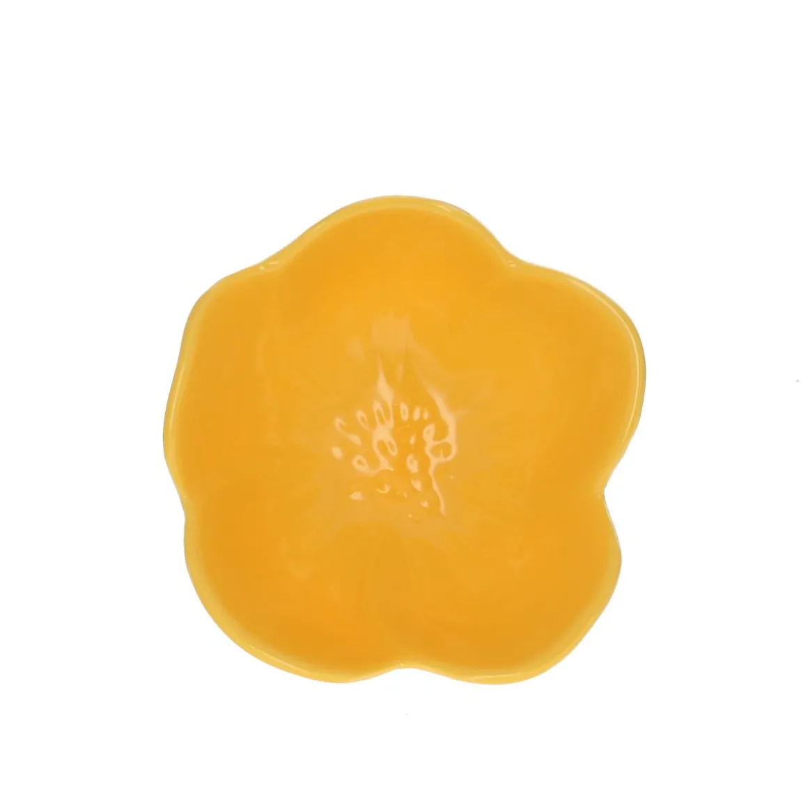 Bol en mélamine fleur jaune