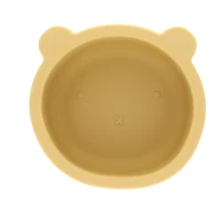 Bol ours silicone moutarde