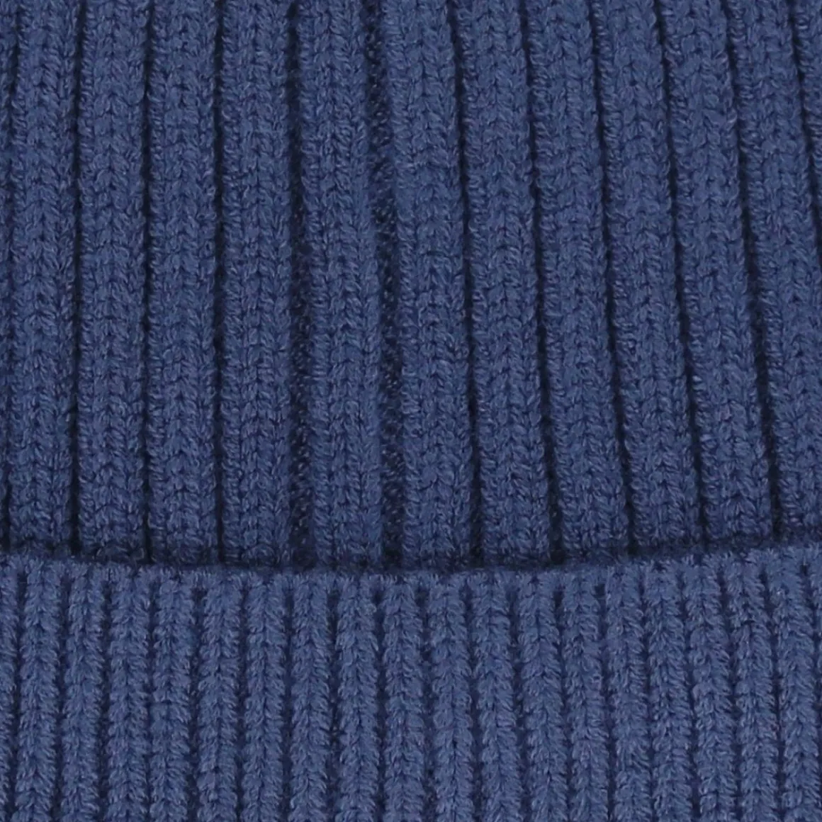 Bonnet côtelé bleu marine adulte