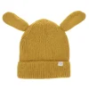 Bonnet oreilles lapin jaune miel