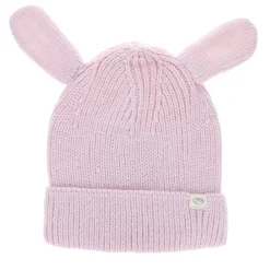 Bonnet oreilles lapin rose pâle