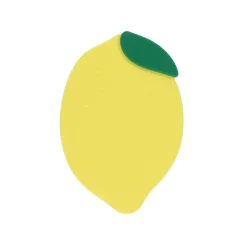 Boîte à goûter en silicone citron