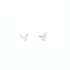 Boucles d'oreilles cœur rose