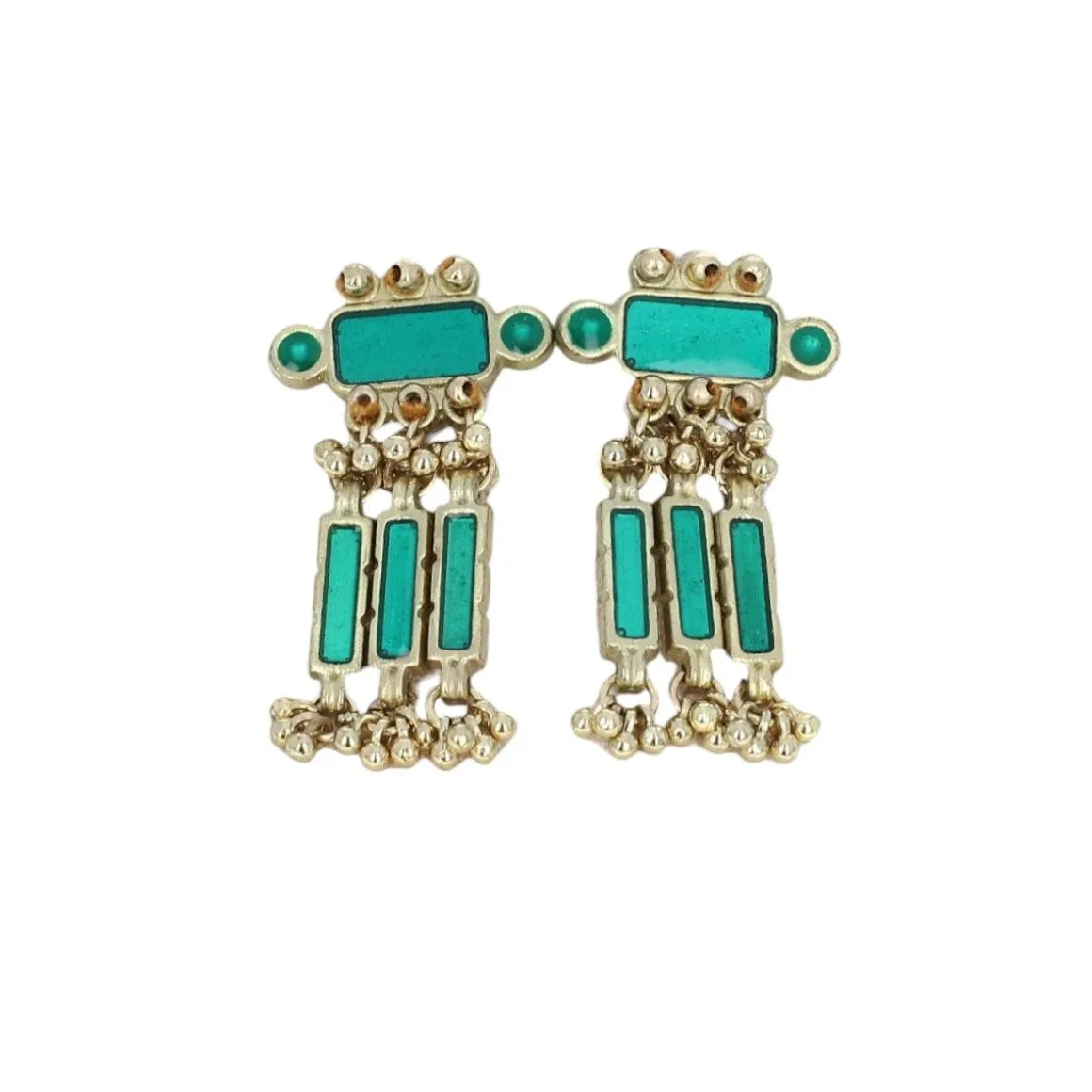 Boucles d'oreilles Indiennes Arya - Mariage Indien