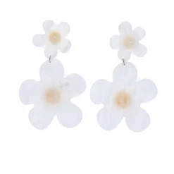 Boucles d'oreilles marguerites