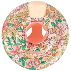 Bouée gonflable avec siège pour bébé à fleurs 0-12 mois