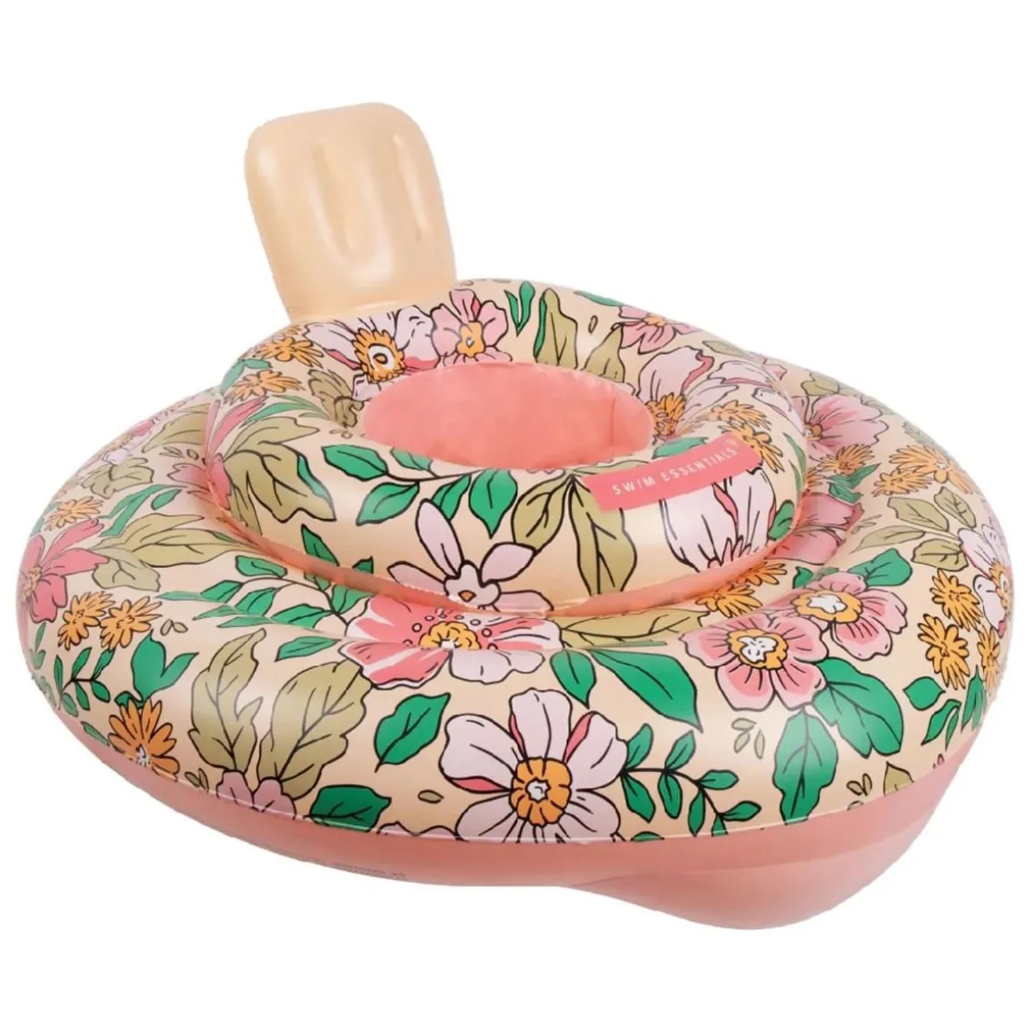Bouée gonflable avec siège pour bébé à fleurs 0-12 mois