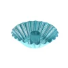 Bougeoir irisé bleu