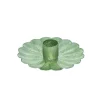 Bougeoir irisé vert