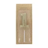 Bougie anniversaire paillettes chiffre 1