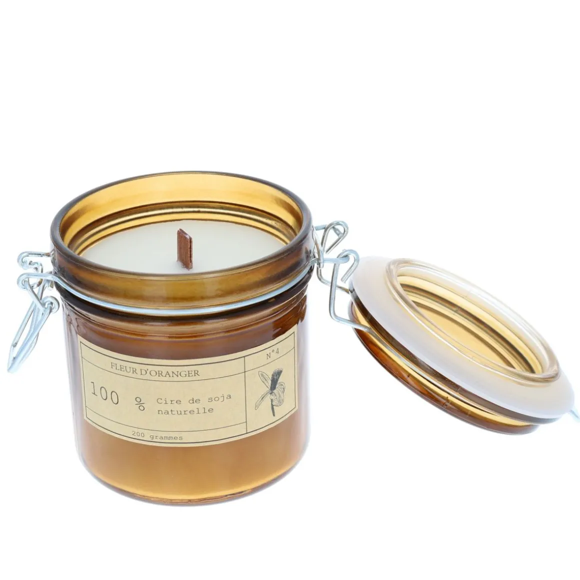 Bougie apothicaire fleurs d'oranger